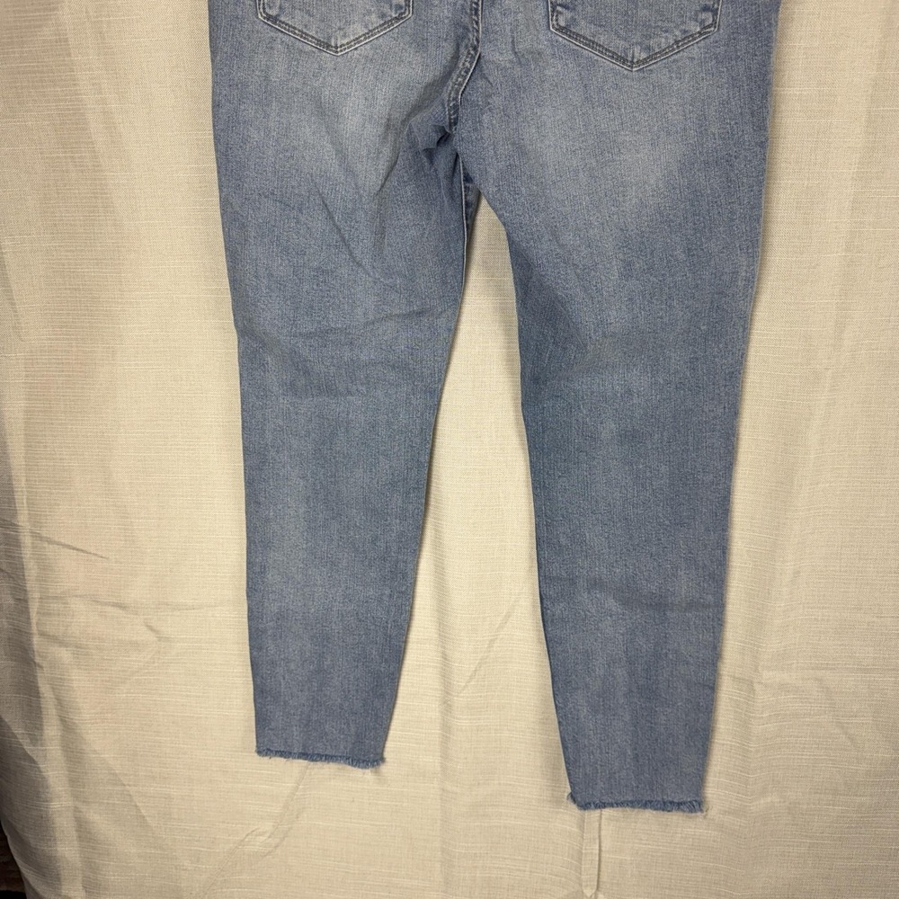 Lucky Brand Ava Crop Jeans Womens 8/29 Medium Wash Slim Raw Hem Stretch Denim - Picture 8 of 15